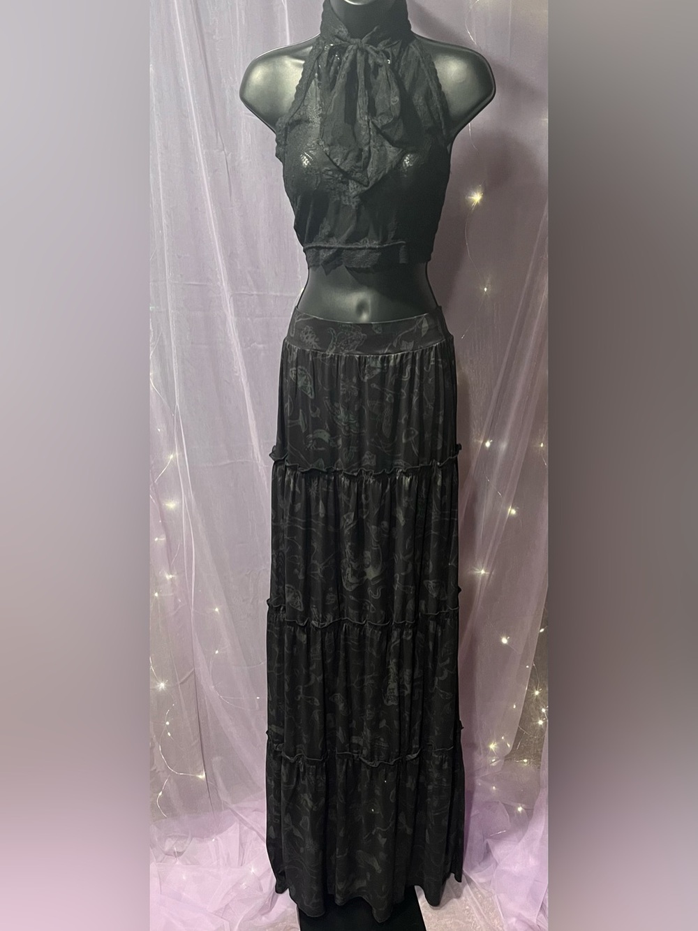 ‘Ghosted Woods’ Maxi Skirt